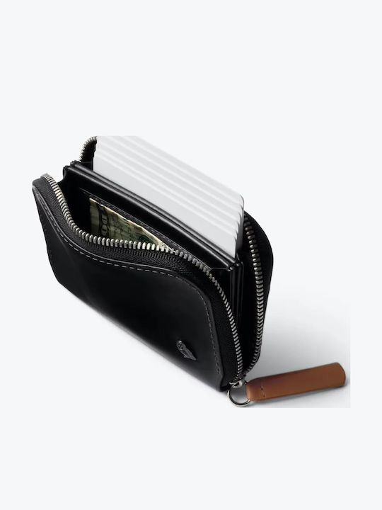 Folio Leather Men's Wallet with RFID Black