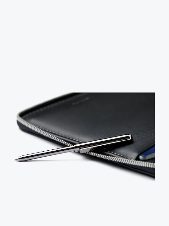 Folio Δερμάτινο Ανδρικό Πορτοφόλι Ταξιδίου με RFID Μαύρο