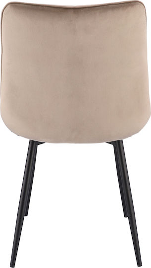 Misty Καρέκλα Τραπεζαρίας Βελούδινη Beige
