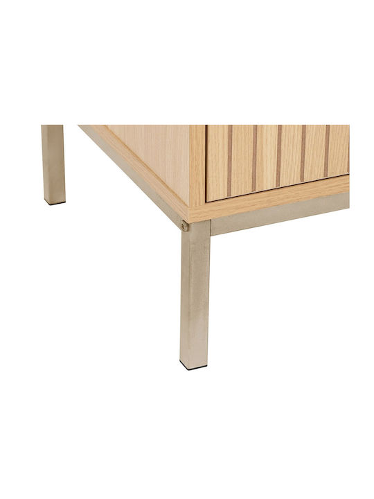 Bufet din Lemn & Metal cu Oglindă Wood Shade 120x40x76cm