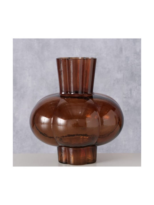 Boltze Decorative Vase Orange 19x20cm