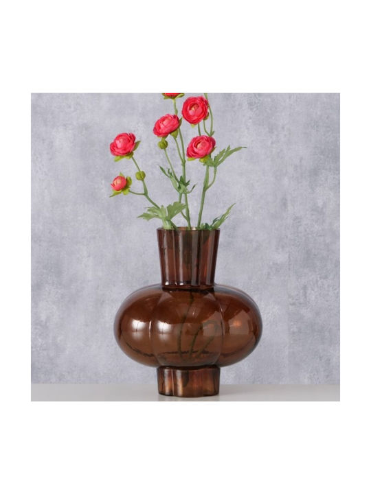 Boltze Decorative Vase Orange 19x20cm