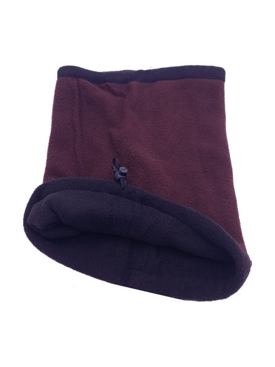 Κασκόλ-Λαιμός Fleece Καφέ Κασκόλ-Λαιμός Fleece Καφέ