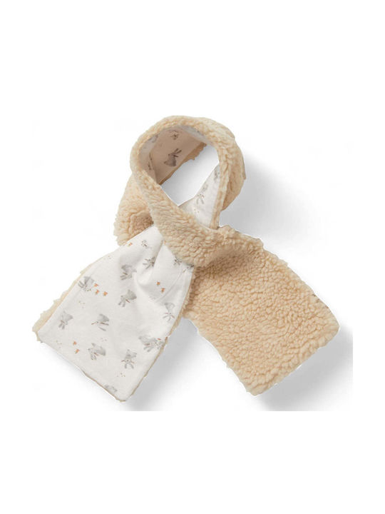 Teddy Sand Παιδικό Κασκόλ Fleece Μπεζ