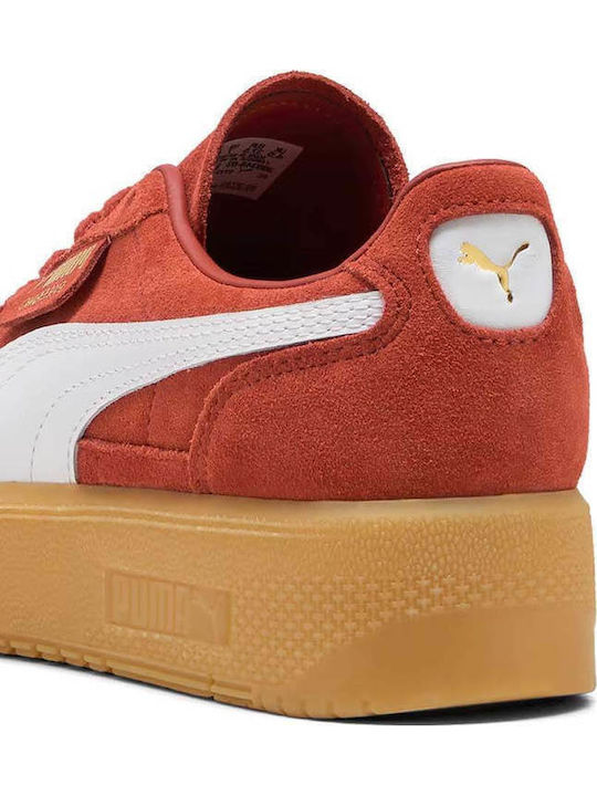 Palermo Platform Sneakers Mars Red-gum