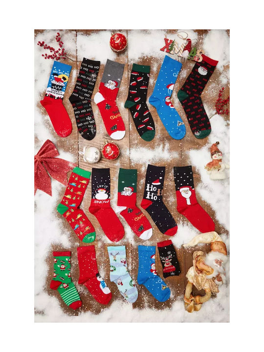 ME-WE Men's Christmas Socks Santa Claus - Merry Chist