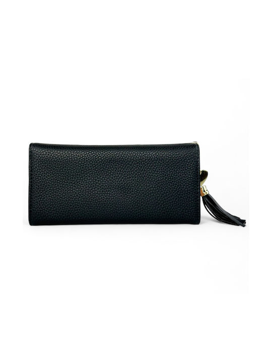 Fragola Large Women's Wallet Black