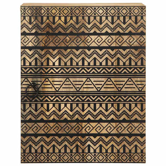 vidaXL Holz Badezimmerschrank B38xT33.5xH48cm Schwarz
