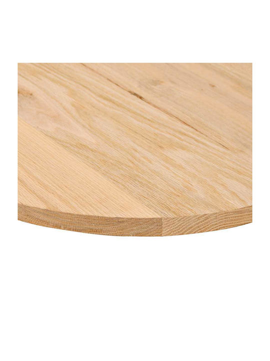 vidaXL Oval Tischoberfläche aus Massivholz Oaks 80x40x2cm 4009037 1Stück