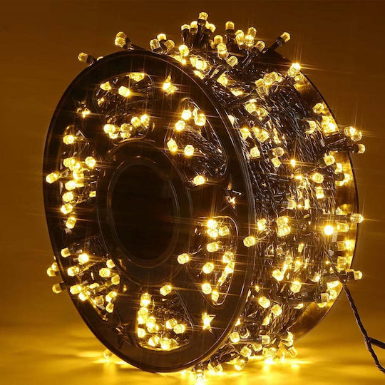 500 Λαμπάκια LED 100μ. Θερμό Λευκό σε Σειρά