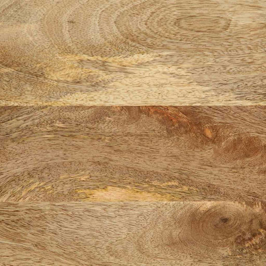 TV Stand Made of Solid Wood Black M80xD33.5xH46cm