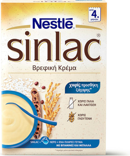 Nestle Бебешки крем Без добавена захар 500гр за 4+ месеца