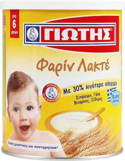 Giotis Бебешки крем Фарин Лакте 300гр за 6+ месеца