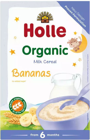 Holle Baby Cream Banana & Milk with Flavor Banana & Milk No Added Sugar 250gr for 6+ Months