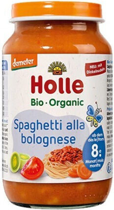 Holle Baby Meal Spaghetti Bolognese No Added Sugar 220gr for 8+ Months