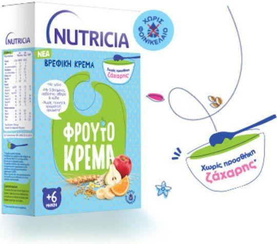 Nutricia Плодовo пюре Плодовo пюре Без добавена захар 250гр за 6+ месеца