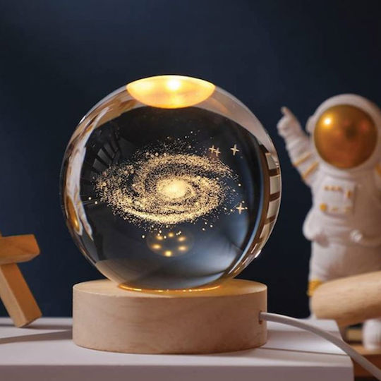 Lamp with Galaxy Design LED Warm White Crystal Ball Lamp with Galaxy Design LED Warm White Crystal Ball