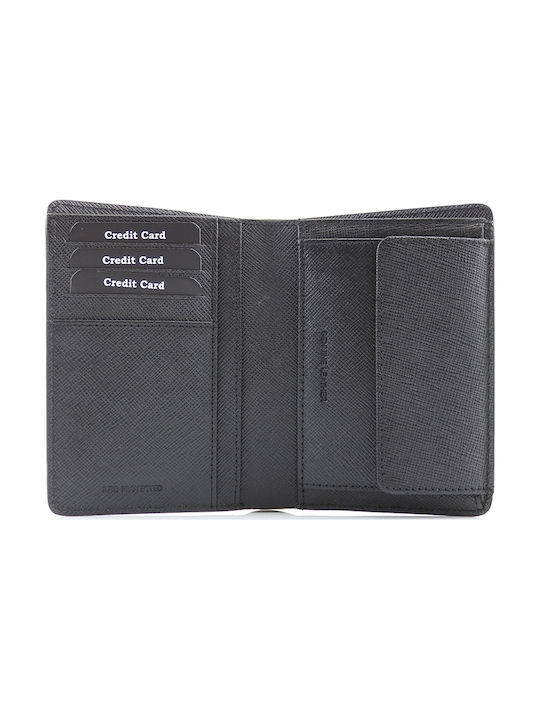 Portofel bărbătesc Clasice cu RFID Negru