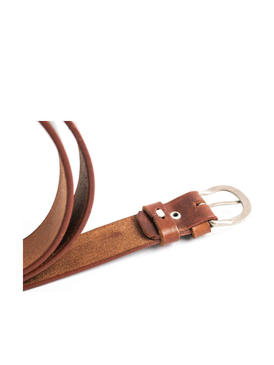 Herren Gürtel Leder Tabac Braun