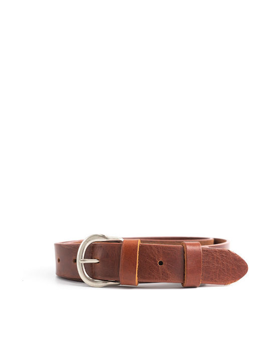 Herren Gürtel Leder Tabac Braun