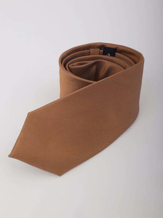 Diego Conte Men's Tie Printed in Brown Color