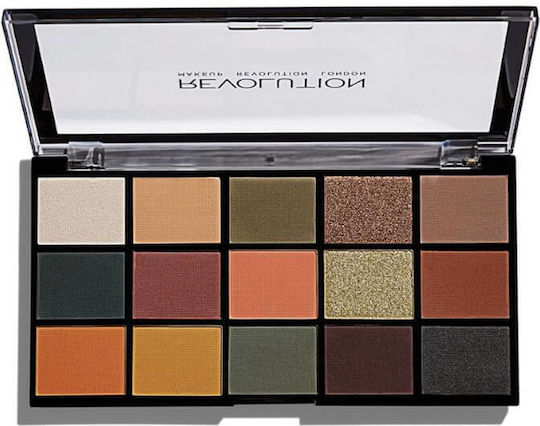 Revolution Beauty Παλέτα με Σκιές Ματιών Matte σε Στερεή Μορφή Division 16.5gr