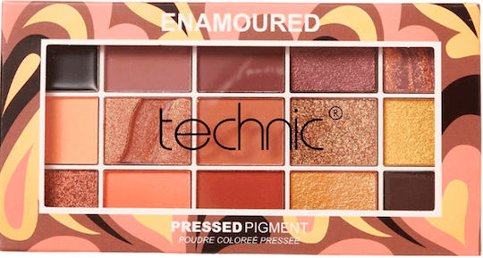 Technic Pressed Pigment Eye Shadow Palette Matte in Liquid Form 27gr