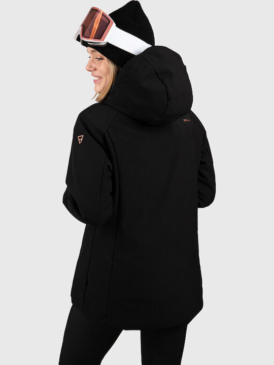 Brunotti 2422180155-9999 Feminin Jachetă Coajă moale pentru Schi & Snowboard Negru