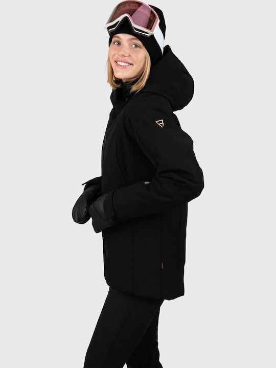 Brunotti 2422180155-9999 Feminin Jachetă Coajă moale pentru Schi & Snowboard Negru