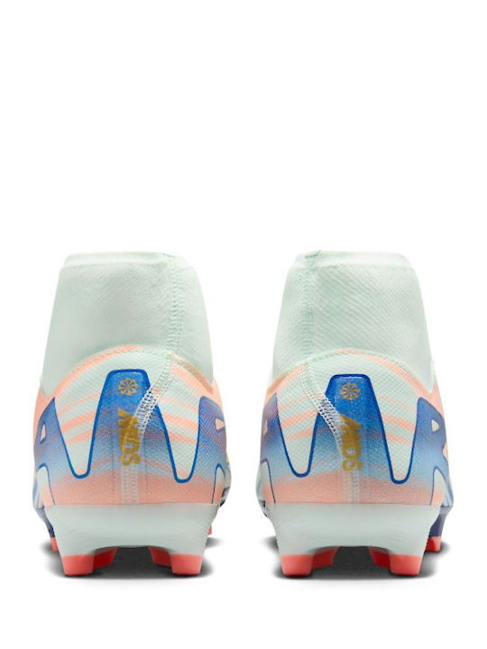Nike Mercurial Superfly 10 Academy Dream Speed Football Shoes with Cleats Barely Green / Crimson Pulse / Metallic Gold Coin