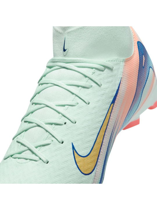 Nike Mercurial Superfly 10 Academy Dream Speed Football Shoes with Cleats Barely Green / Crimson Pulse / Metallic Gold Coin