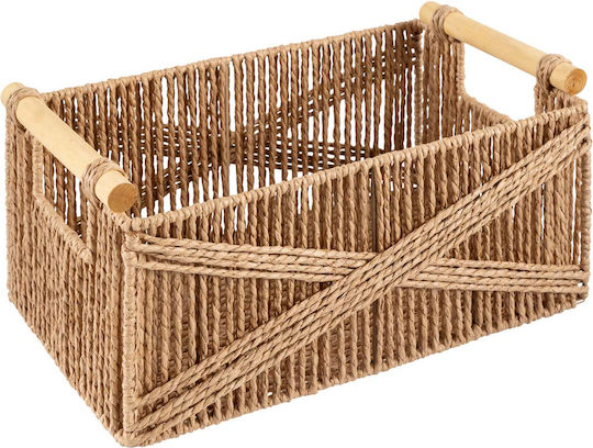 Storage Basket Beige 3pcs