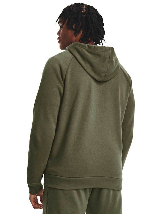 Under Armour Rival Logo Hd Green Way with Hood