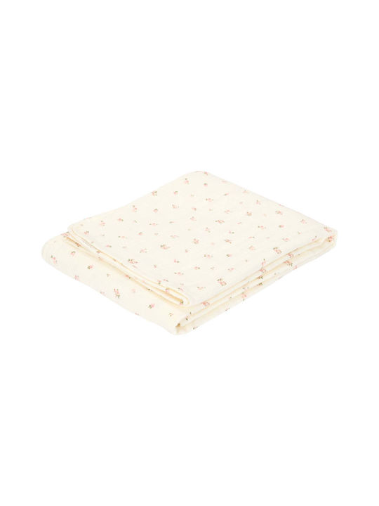 Little Dutch Blanket Cot Beige Fairy Blossom 110x140cm LD-