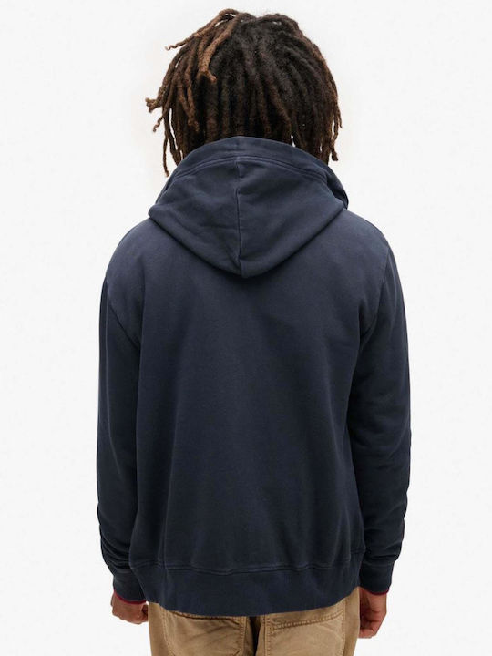 Superdry Navy Blue with Hood