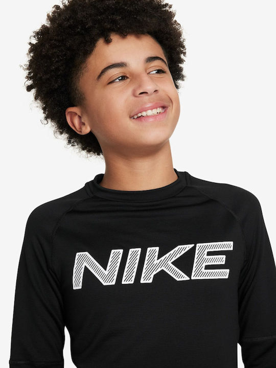 Kinder Thermohemd Dri-Fit Schwarz