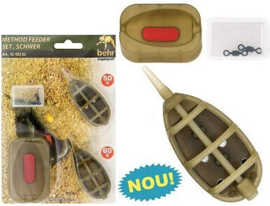 Set 2 Feeder Baskets + Bait Compression Device 42-582 62 Behr