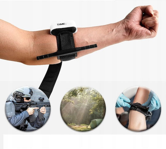 Tactical Compression Band 75cm Xl Strong Military Velcro Nylon Cat