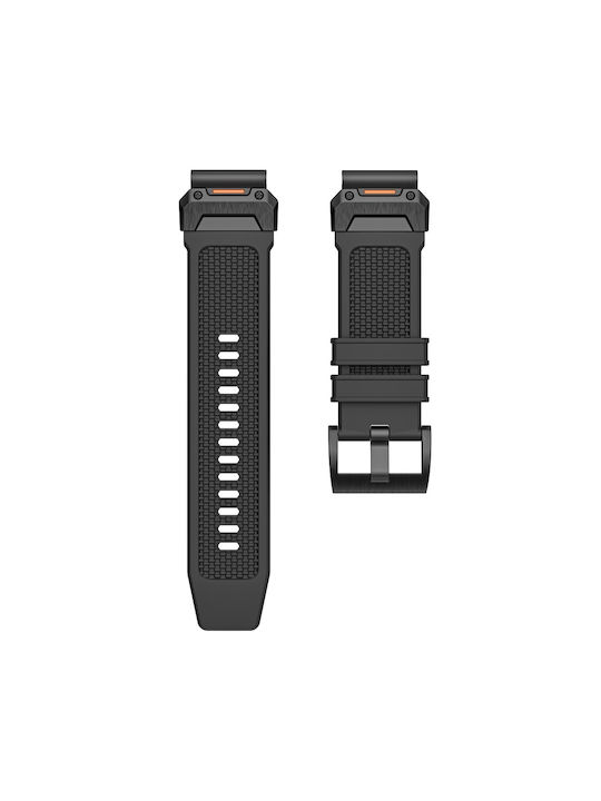 Strap Silicone Black (Garmin Instinct 2X)