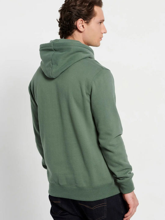 Funky Buddha Sweatshirt with Hood Khaki