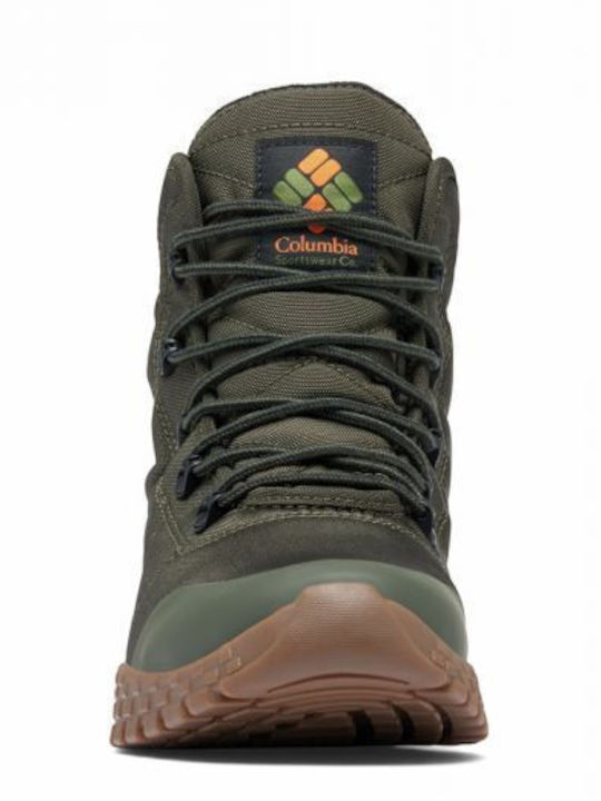 Columbia Omni-heat Men's Hiking Boots Waterproof Green