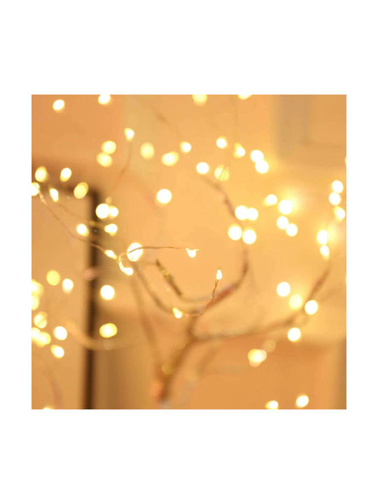 Lustră decorativă cu LED-uri, lampă de masă, copac cu 108 LED-uri, înălțime 50 cm, lumină alb cald multicoloră