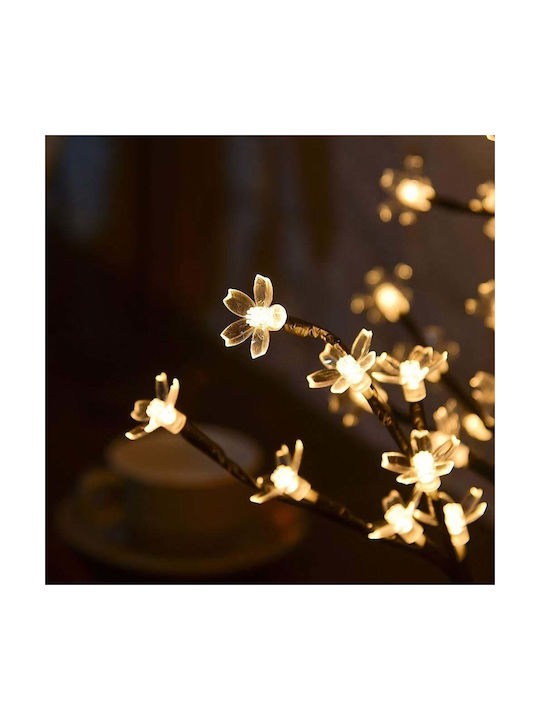 Copac cu Flori de Cireș 36 Lămpi LED 40cm Înălțime Lumină Caldă Rece Alb Multicolor