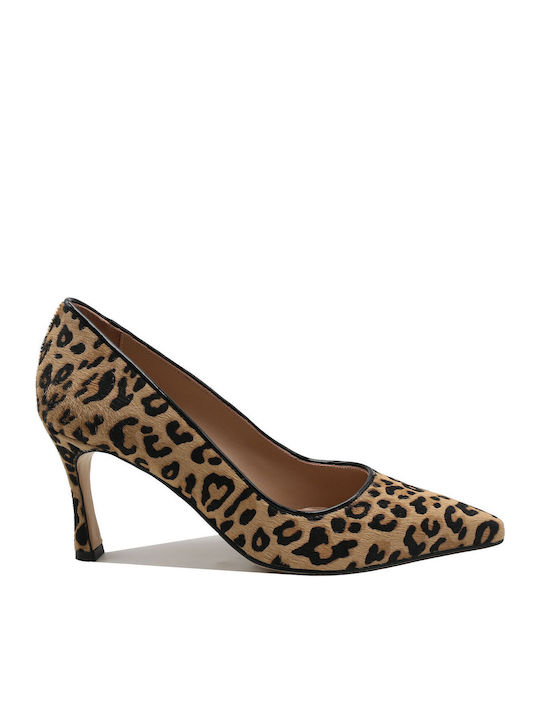 Γόβες Animal Print Καφέ