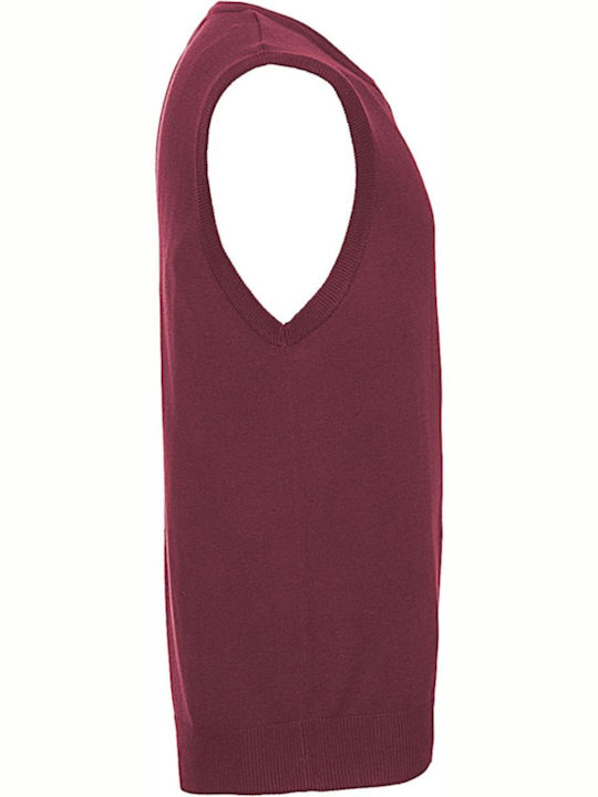 Russell Europe Ανδρική Διαφημιστική Μπλούζα Αμάνικη Cranberry Marl