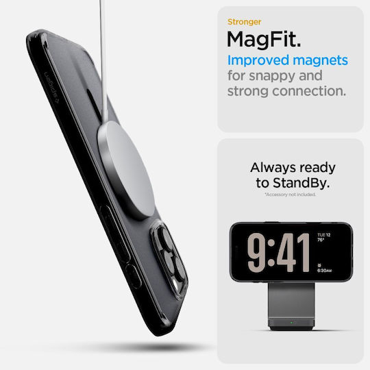 Spigen Ultra Hybrid Back Cover Plastic 2mm Black (iPhone 16 Pro Max)