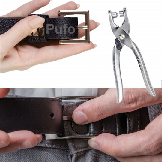Set 3 Pieces Crimping Pliers Pre-cut Fixing Rings Staples Rings Drilling Belts Clothing Items
