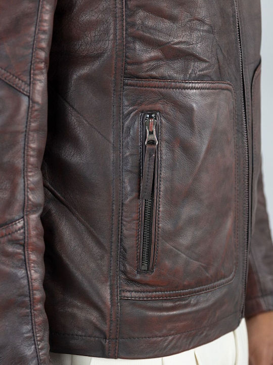 Leather Jacket Brown