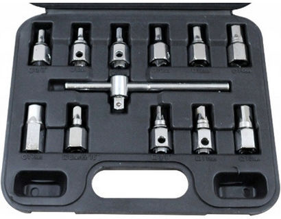 Satz 12 Ölfilter-Adapter-Stecknüsse 3/8" Bass Polska