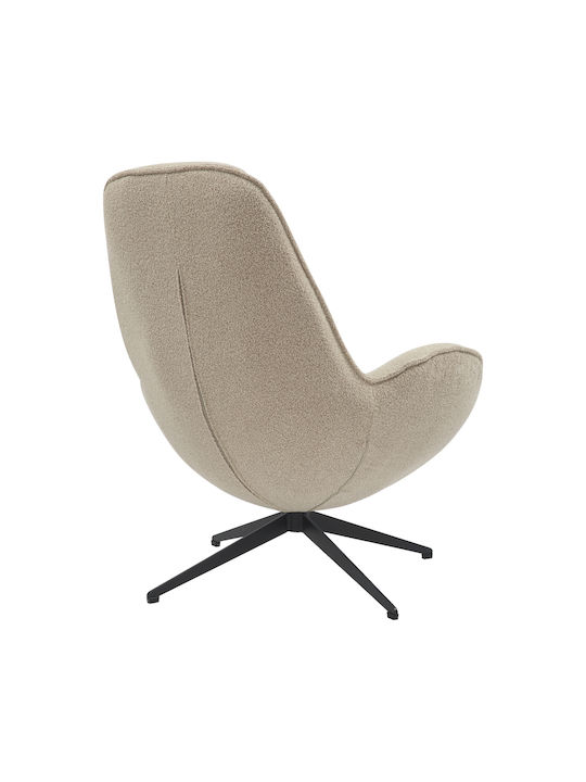 Flago Sessel Drehbar Beige Shade 85x88x103.5cm